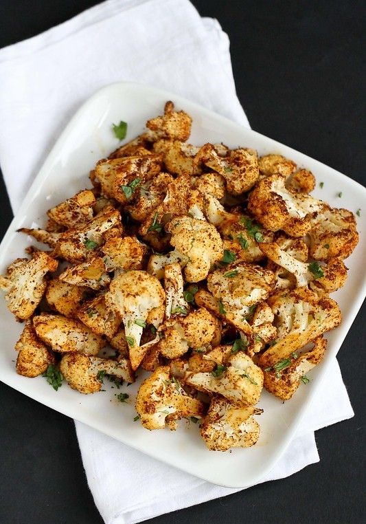 Coliflor Asada: Con Pimentón y Comino